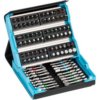 Hazet 2200sc-3 Juego De Puntas De Destornillador (bits) Smartcase ∙ Hexágono Macizo 1/4 Pulgadas (6,3 Mm) ∙ Perfil De Ranura, Perfil Phillips (ph), Perfil Pozidriv (pz), Perfil De Hexágono Interior, Perfil Torx® Interior, Perfil Torx® A Prueba De