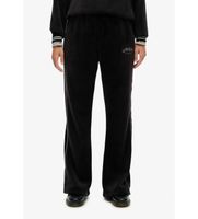 superdry para mujer w7011274a pantalon country club velour straight negro m casual poliester