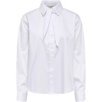 jacqueline de yong camisa jdywillow loose ls bow shirt wvn 15363065 para mujer