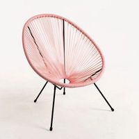 silla estocolmo rosa