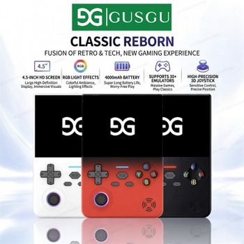 Consola de Juegos Retro de Código Abierto GUSGU H7, Pantalla IPS de 4.5