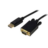 cable adaptador displayport a vga activo startech 45 m negro