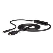 StarTech.com Cable Adaptador USB-C a HDMI 4K 60Hz HDR10 de 1m - Cable Adaptador de VÃdeo Ultra HD USB Tipo C a HDMI 2.0b - Conversor USB-C a HDMI HDR para Monitor/Pantalla - Modo Alt DP 1.4 HBR3