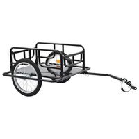 remolque para bicicletas acero negro 130x73x485 cm vidaxl