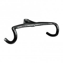Vision Manillar Metron 5d Integrated 110x400 Mm Carbono Negro/gris