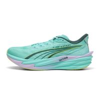 zapatillas puma deviate nitro 4 hyrox verde amarillo aw26 talla 43 - eur