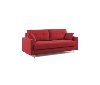 Megan sofá convertible en microfibra extraíble 188 cm (mat. 140x197) rojo