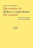 diccionario de dichos y expresiones del espanol su interpretacio n al