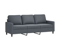 vidaxl sofa de 3 plazas terciopelo gris oscuro 180 cm