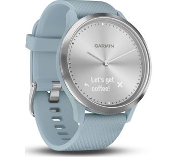 GARMIN VIVOMOVE HR Sport Hybrid Smartwatch - Seafoam, Small/Medium