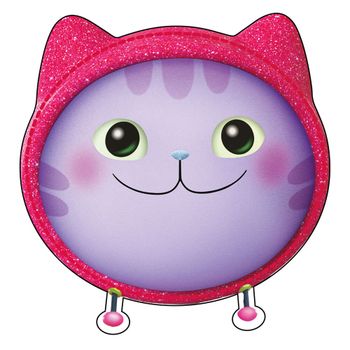 CyP Brands-Gabby, Monedero, Cartera, Bolsita para Accesorios, DJ Capucha, Color Morado, Producto Oficial