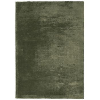 Alfombra Pelo Corto Suave Lavable Huarte Verde Bosque 200x280cm Vidaxl