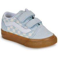 vans zapatillas old skool v gum check dawn mist para nina