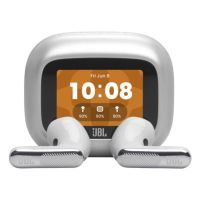 auriculares jbl live flex 4 inalambricos bluetooth con cancelacion de ruido y proteccion ip54 plata