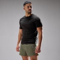 camiseta sin costuras velocity ultra para hombre de mp - negro lavado - xxxl