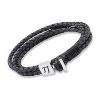 pulsera de cuero vintage con grabado laser incluido
