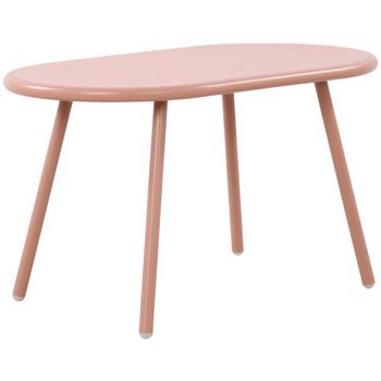 Mesa De Centro Velva Plástico Rosado 45x80x45 Cm Clp