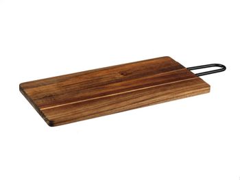 Tabla de cortar de madera de acacia stine - 39 x 19cm