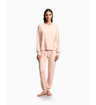 Emporio Armani para mujer. EW002910_AF19032 Pantalón Loun rosa (M), Homewear, Viscosa
