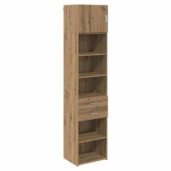 Alacena Roble Artisan 50 X 42,5 X 225 Cm Madera De Ingeniería Vidaxl