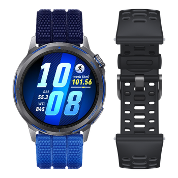 HUAWEI WATCH GT Runner 2 Azul 43,5mm / Posicionamiento Ultra Preciso / Modo Maratón Inteligente / Diseño Ultrafino en Titanio / Hasta 14 días de batería