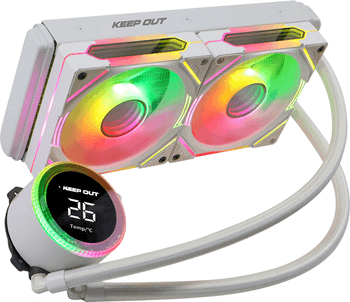 Keep Out Refriger Liquida XWC-240W PRO 240mm White