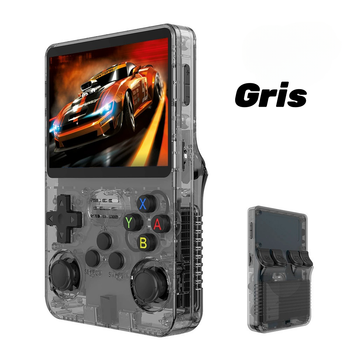 R36s Consola De Mano De Videojuegos Retro，tarjeta Tf De 64 Gb