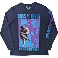 guns n roses camisa manga larga get in the ring tour 1991-1992 para hombre