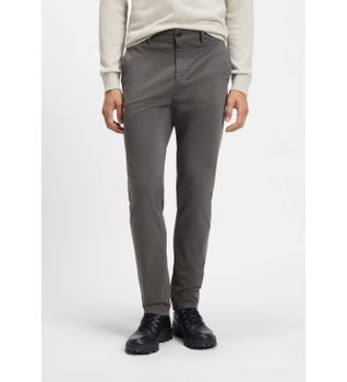 BOSS para hombre. 50510917 Pantalón Chino Tapered gris (30/32), Casual, Algodón