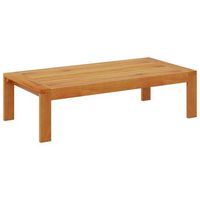 mesa de jardin  mesa de exterior madera maciza de acacia 100x50x27 cm