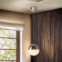 lampara de techo led sphere 48 - 96w