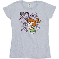 the flintstones camiseta manga larga love love love para mujer