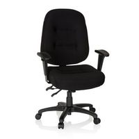silla de oficina ergonomica para ordenador zenit xxl tela negro