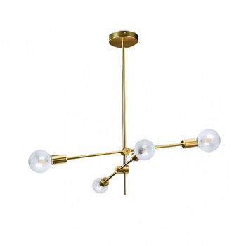 Lampara modelo JERUSALEN bronce de 4l FABRILAMP