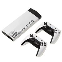 128g h10 tv game stick con dos controladores inalambricos 4k hd 40000 juegos soporte de salida hd aleacion de aluminio