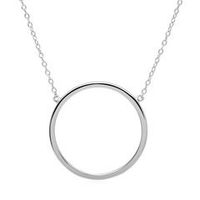 cadena circular de plata 925