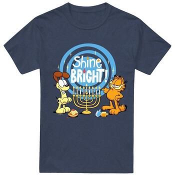 Garfield Camiseta Shine Bright For Hanukkah para hombre