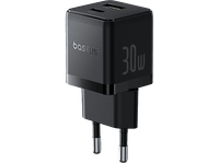 cargador de pared - baseus palm 30w usb y tipo-c kit con cable tipo-c 100 cm universal negro