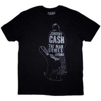 johnny cash tops y camisetas man comes around para mujer