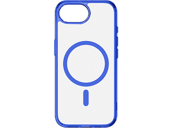 Funda móvil - CellularLine Iconic Mag, Para Apple iPhone 17e, 16e, SE(2025), Compatible con MagSafe, Azul