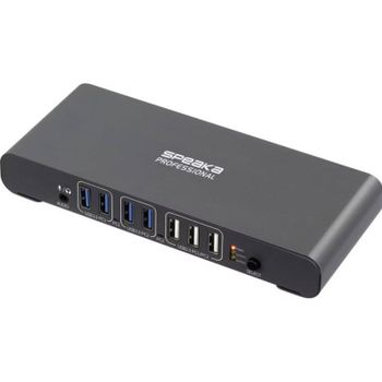Conmutador KVM SpeaKa Professional SP-KVM-2P4K 2 Puertos USB-C HDMI