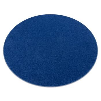 Alfombra Eton Círculo Azul Oscuro Circulo 133 Cm