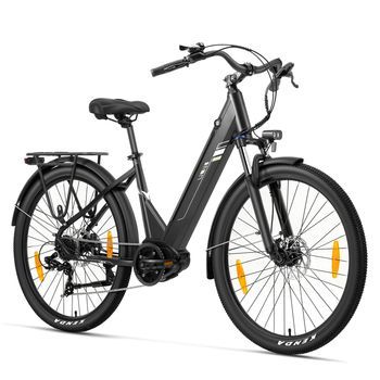 Bicicleta Eléctrica Ciudad Touroll Urbano 3 Motor Central 250w Batería 36v 13ah Ruedas 27,5