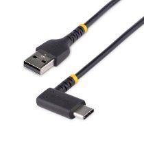 Cable 1m USB A a USB C Acodado - en Ãngulo Recto - Cable USB-C de Carga RÃ¡pida - de Alta Resistencia - USB 2.0 A a USB Tipo-C - Fibra de Aramida - 3A - de Carga