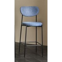 taburete bar maui azul 45x47x110 cms