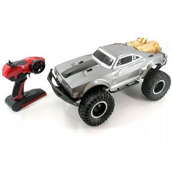 Coche Crazy Western Plata R/c