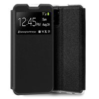 cool funda flip cover liso negra para vivo y01