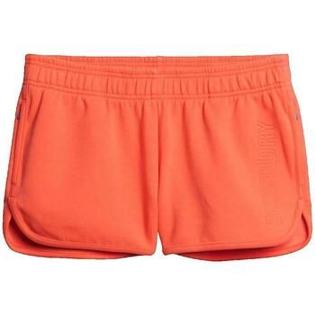 Superdry Short Short Tech Racer slim orange para mujer