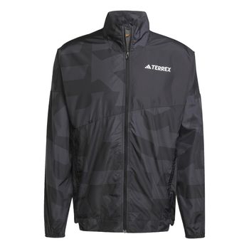 adidas Terrex MT Wind Chaqueta Para Correr Hombres-Negro