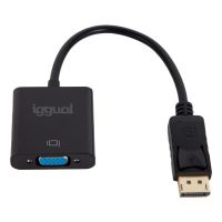 adaptador iggual displayport a vga de 02 m